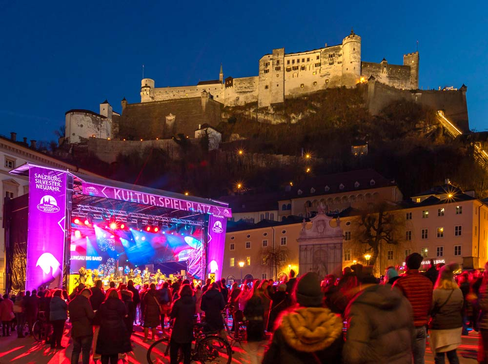 Altstadt Silvester im Salzburger Christkindlmarkt